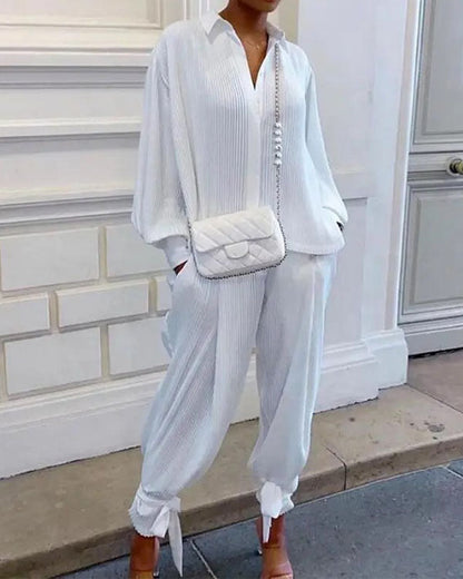 Facerya T-Shirt And Pants Set