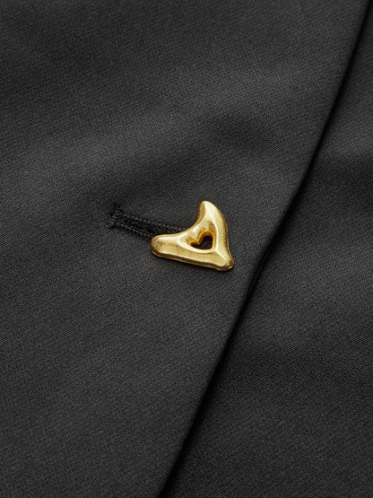 Trendy V-Neck Button Down Blouse