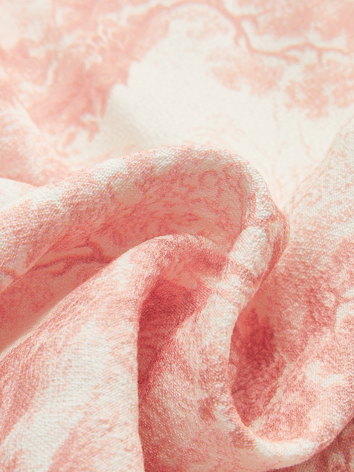 Printed Contrast Trim Shorts Set