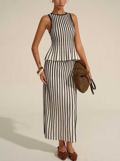 Striped Knit Co-ord Set