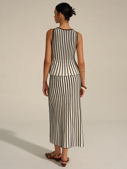 Striped Knit Co-ord Set