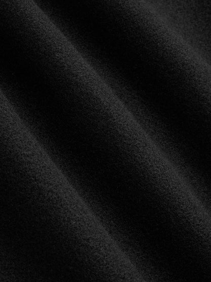 Scarf-Accented Wool Jacket