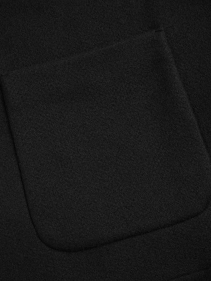 Scarf-Accented Wool Jacket