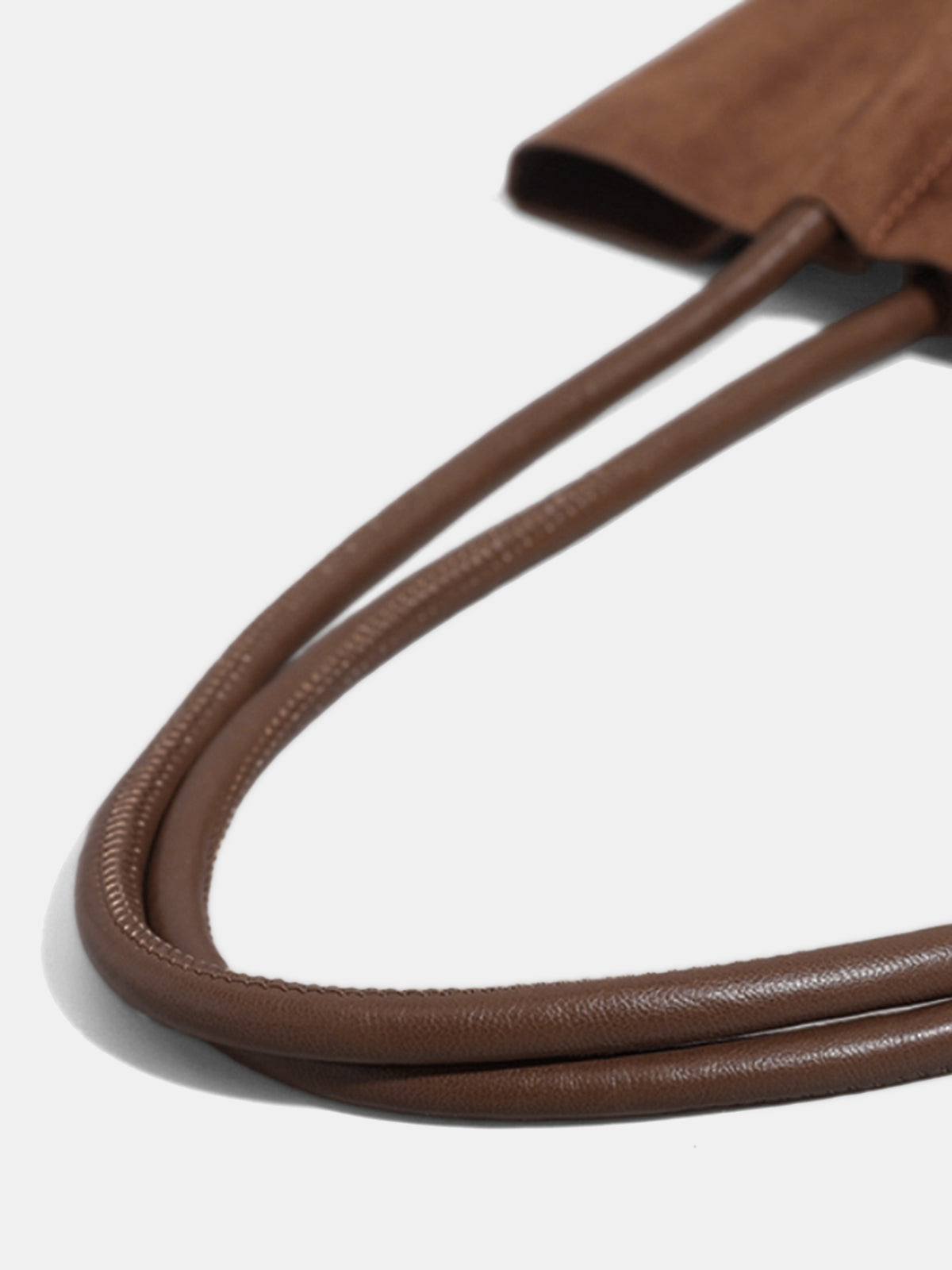 Suede Effect Large-Capacity Tote Bag