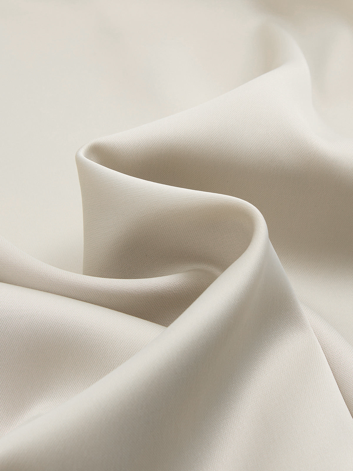 Satin Asymmetric Ruched Top & Midi Skirt Set