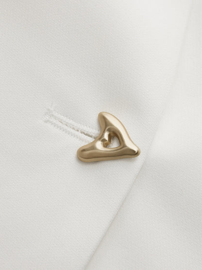 Trendy V-Neck Button Down Blouse