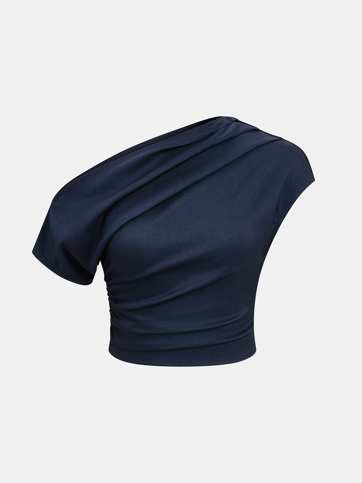 One-Shoulder Top & Wide-Leg Pants Set