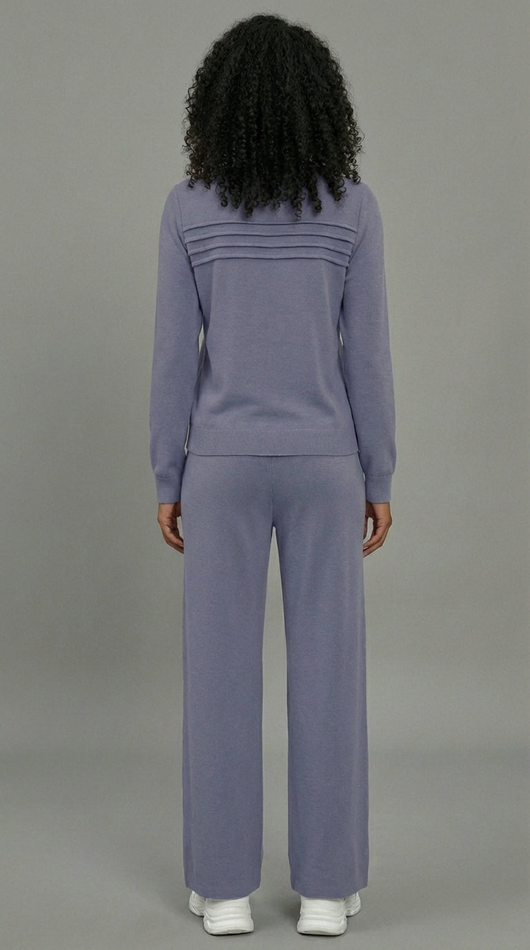 Serene Lounge Set – Soft Top & Drawstring Pants