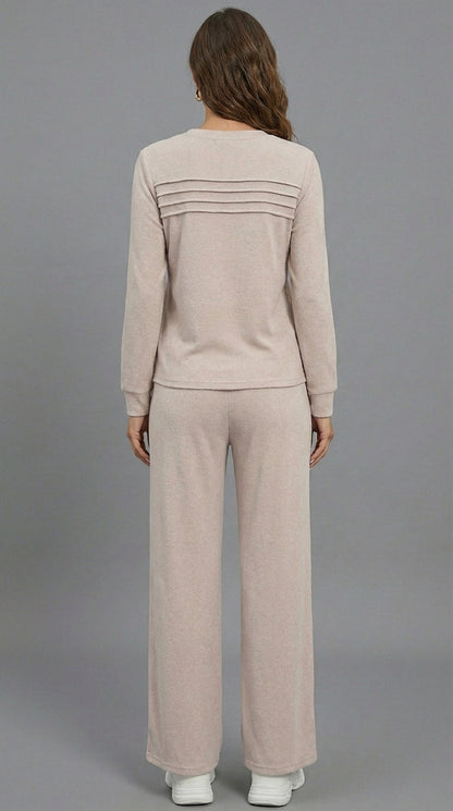 Serene Lounge Set – Soft Top & Drawstring Pants